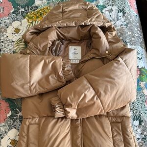 Abercrombie & Fitch Women's Brown Puffer Jacket